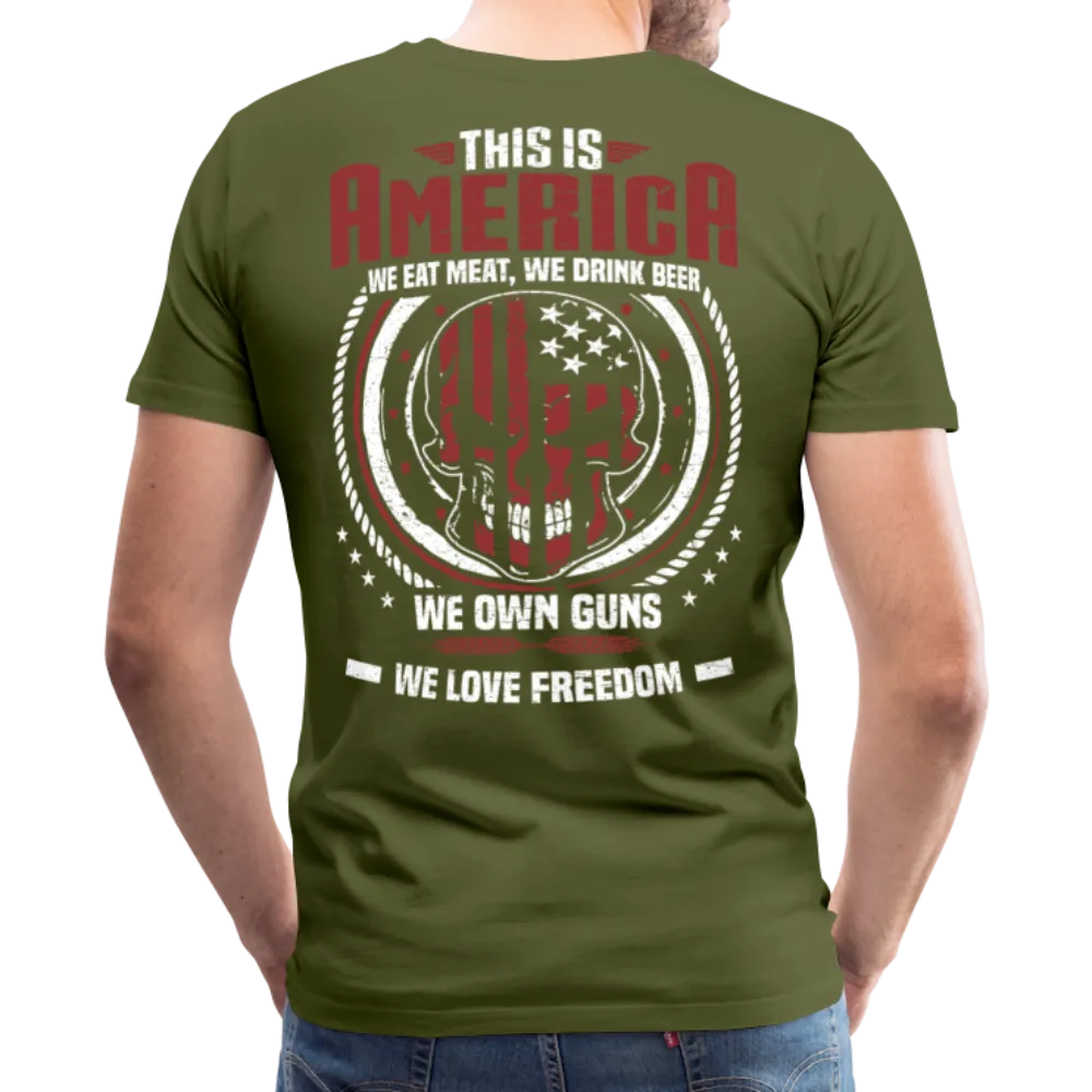This is America Men's Premium T-Shirt (CK3598)