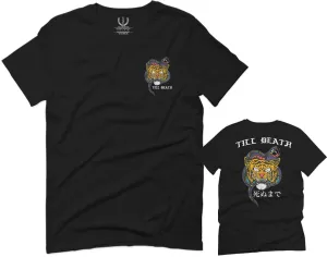 Tiger Graphic Traditional Japanese Till Death Good Vibes Obei Society For men T Shirt
