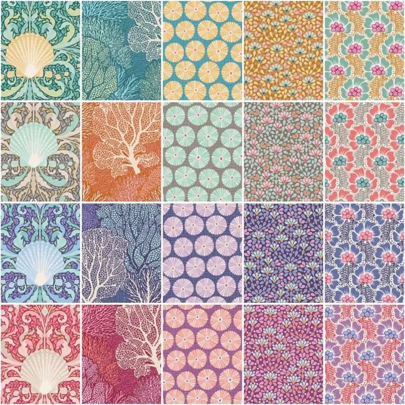 Tilda Cotton Beach - Fat Quarter Pack - Complete Collection (20)