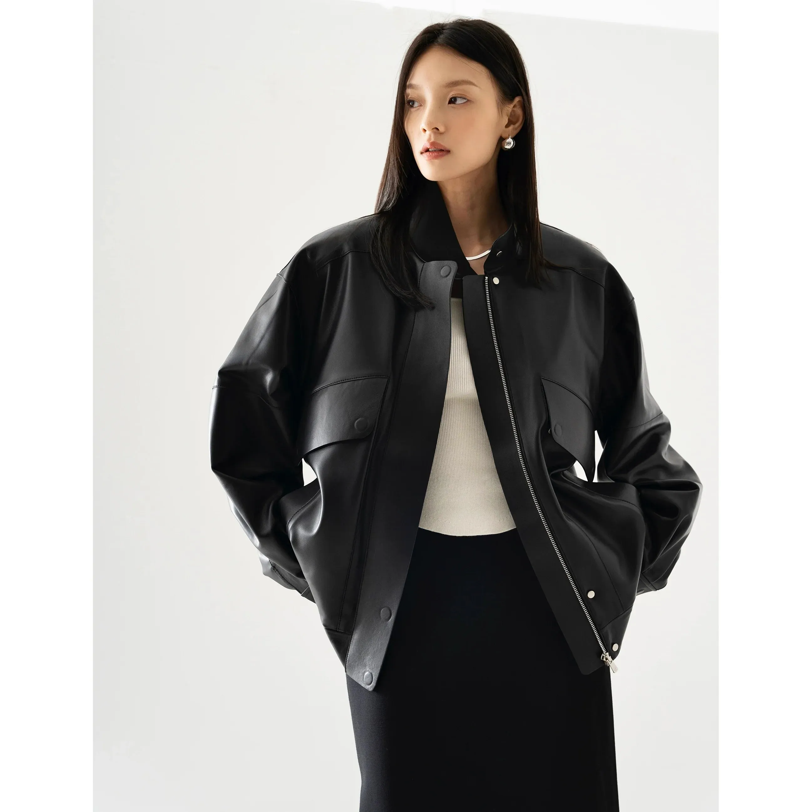 Timeless Lambskin Leather Jacket