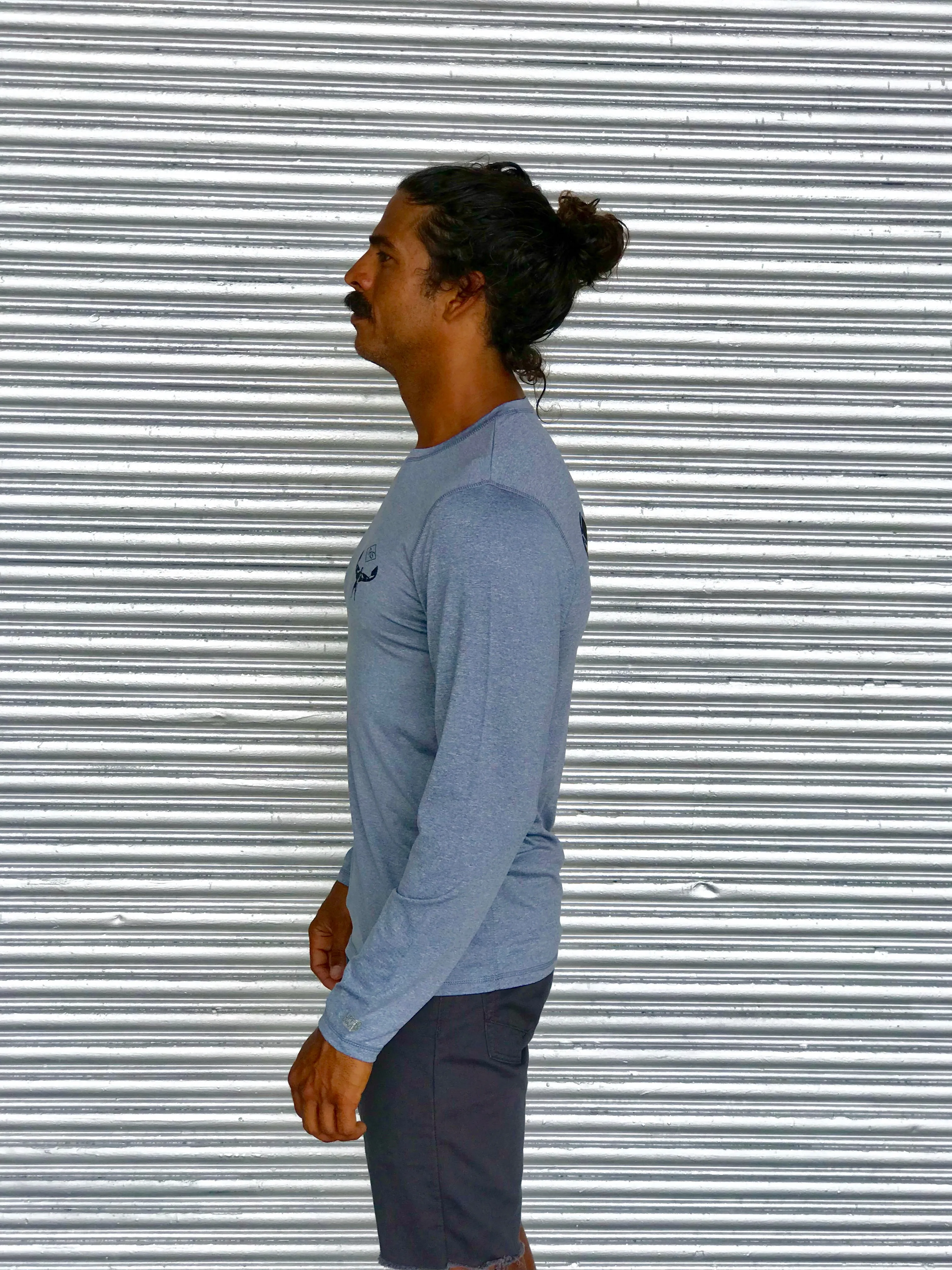 TKS Antix Sunshirt - Grey Heather LS