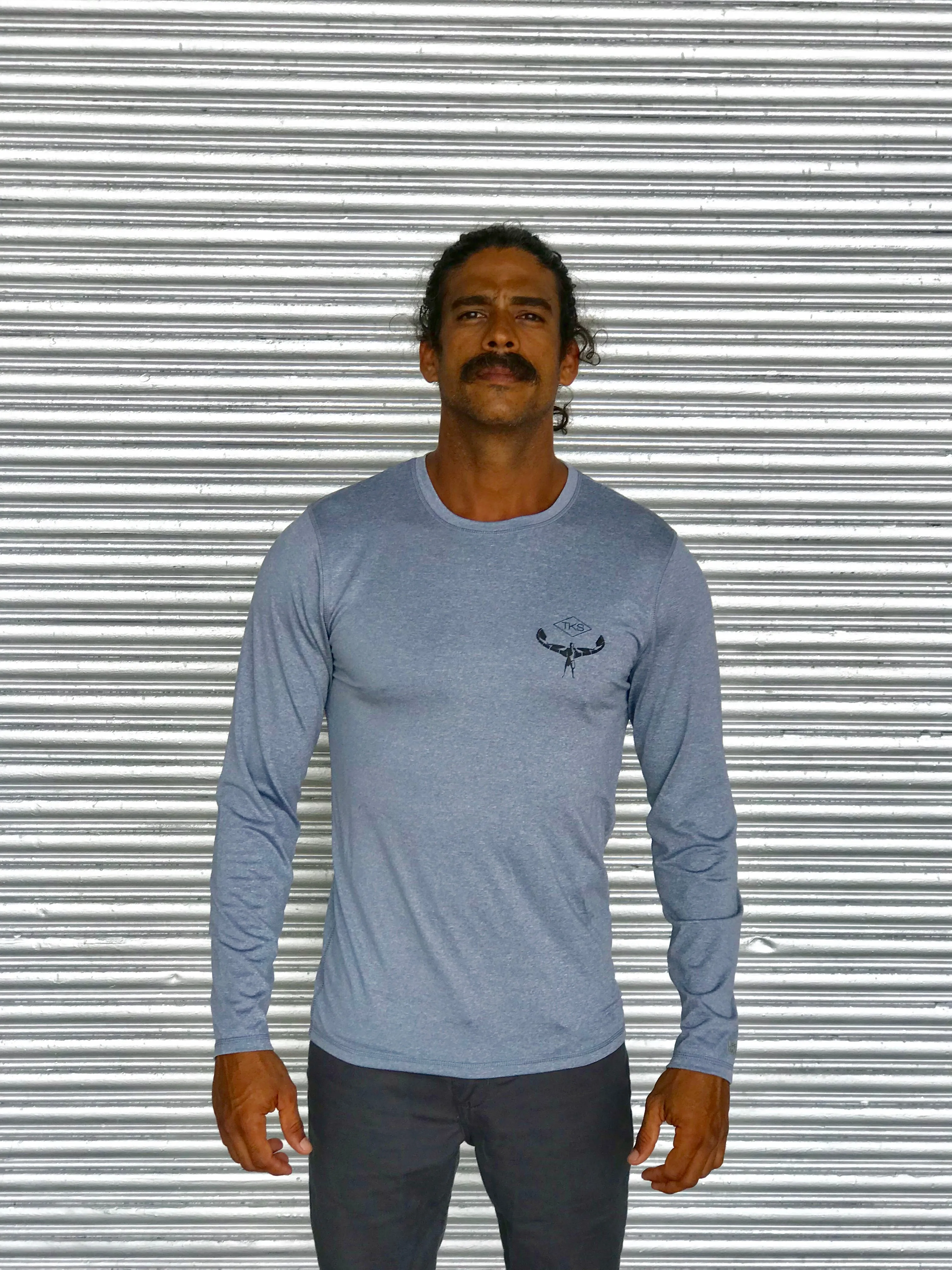 TKS Antix Sunshirt - Grey Heather LS