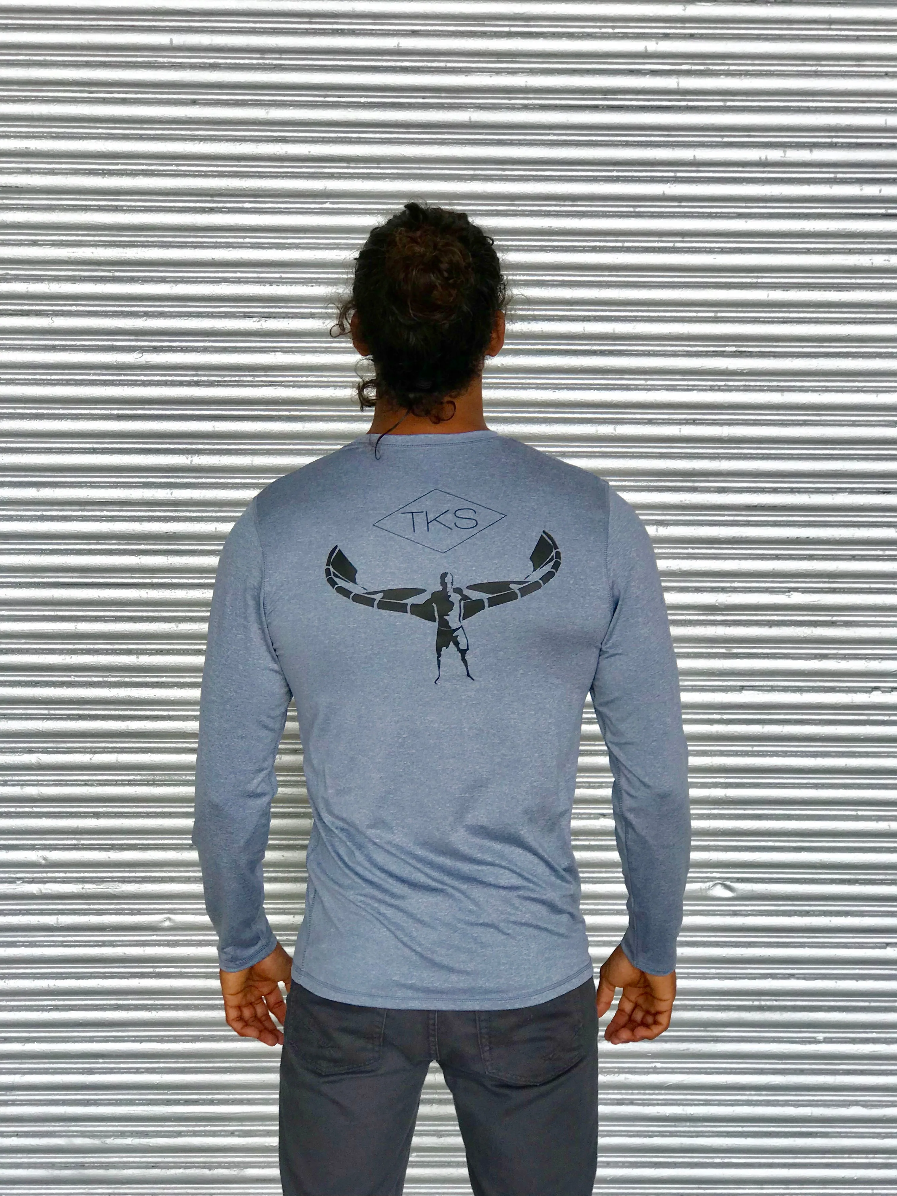 TKS Antix Sunshirt - Grey Heather LS