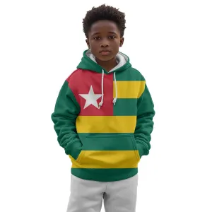 Togolese Independence Day Kid Hoodie Flag Style LT15