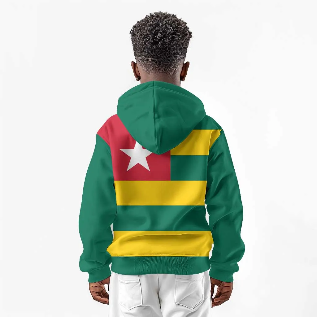 Togolese Independence Day Kid Hoodie Flag Style LT15