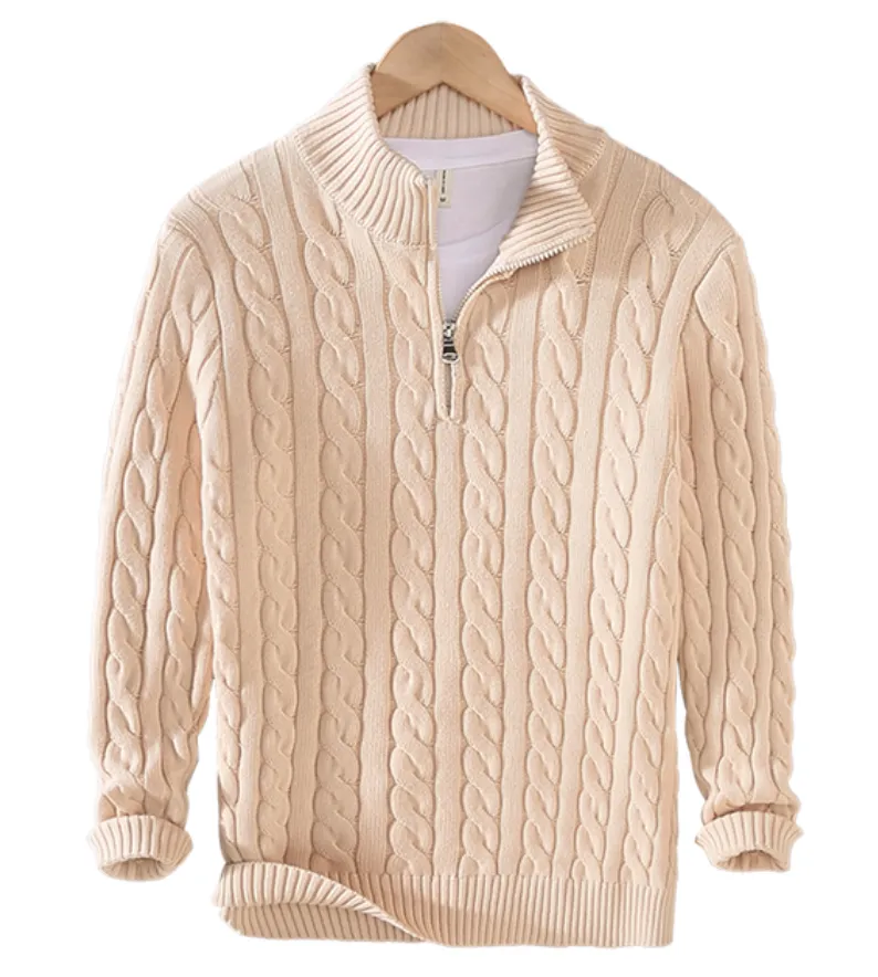 TONY | JUMPER WITH HALF ZIP