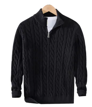 TONY | JUMPER WITH HALF ZIP