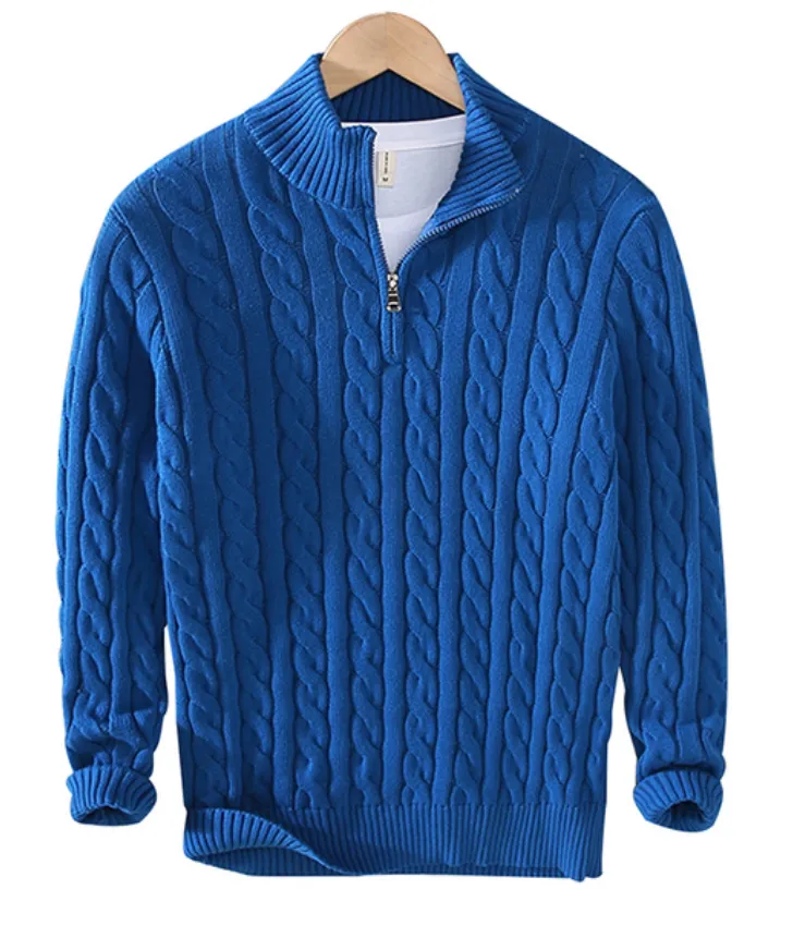TONY | JUMPER WITH HALF ZIP