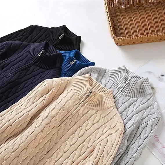 TONY | JUMPER WITH HALF ZIP