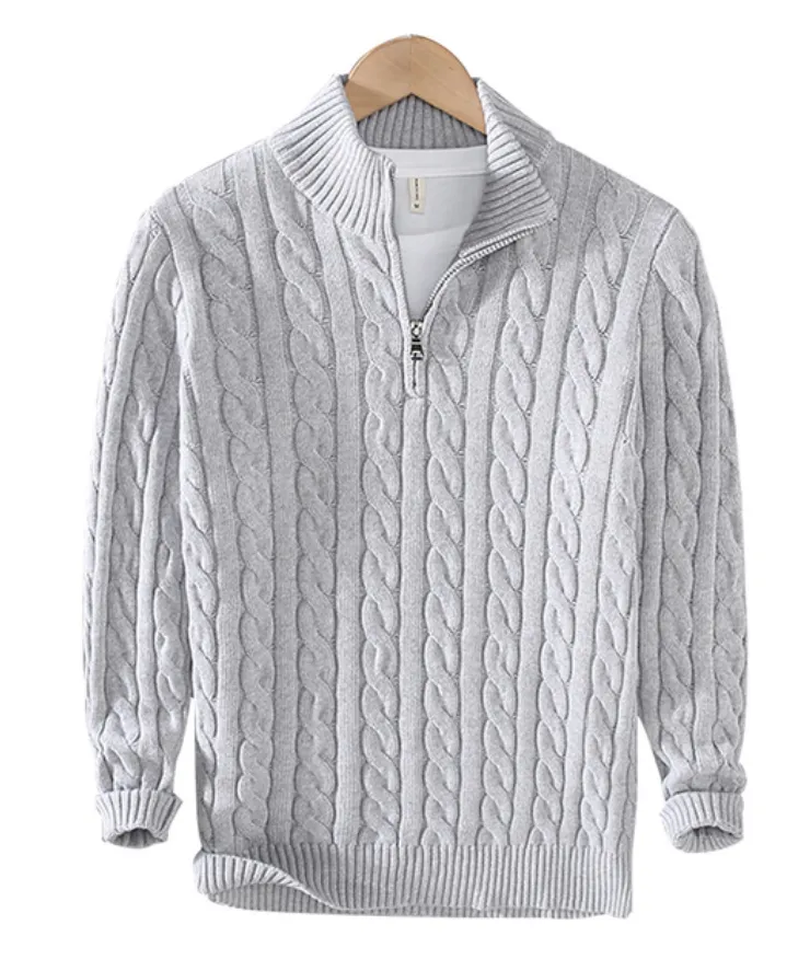 TONY | JUMPER WITH HALF ZIP
