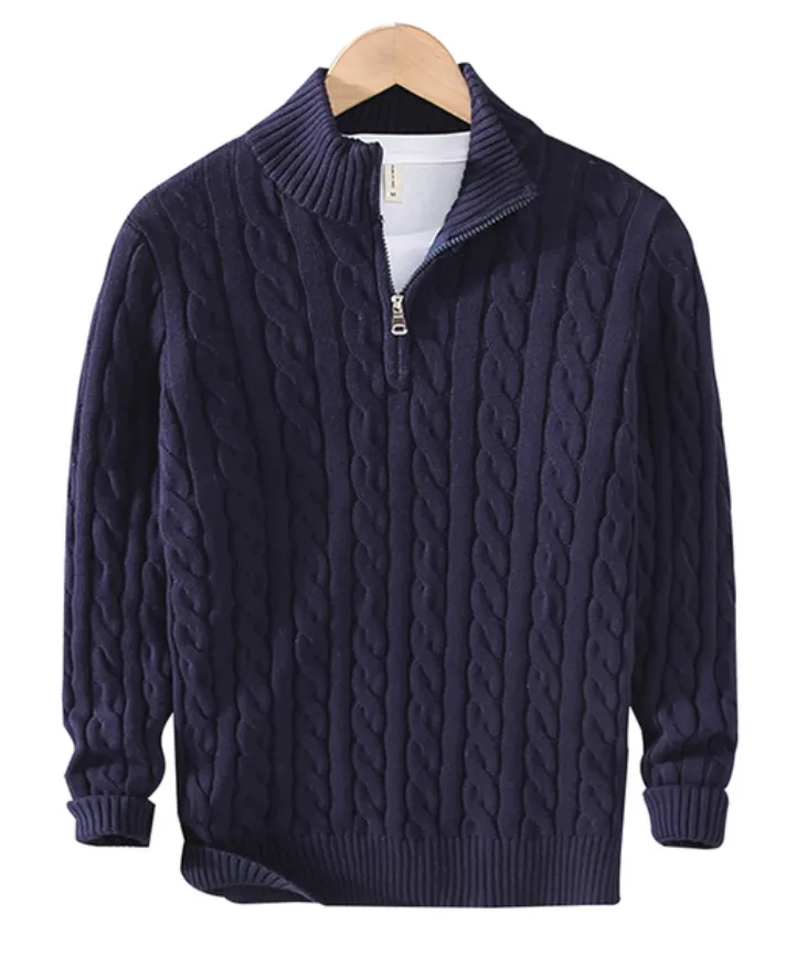 TONY | JUMPER WITH HALF ZIP