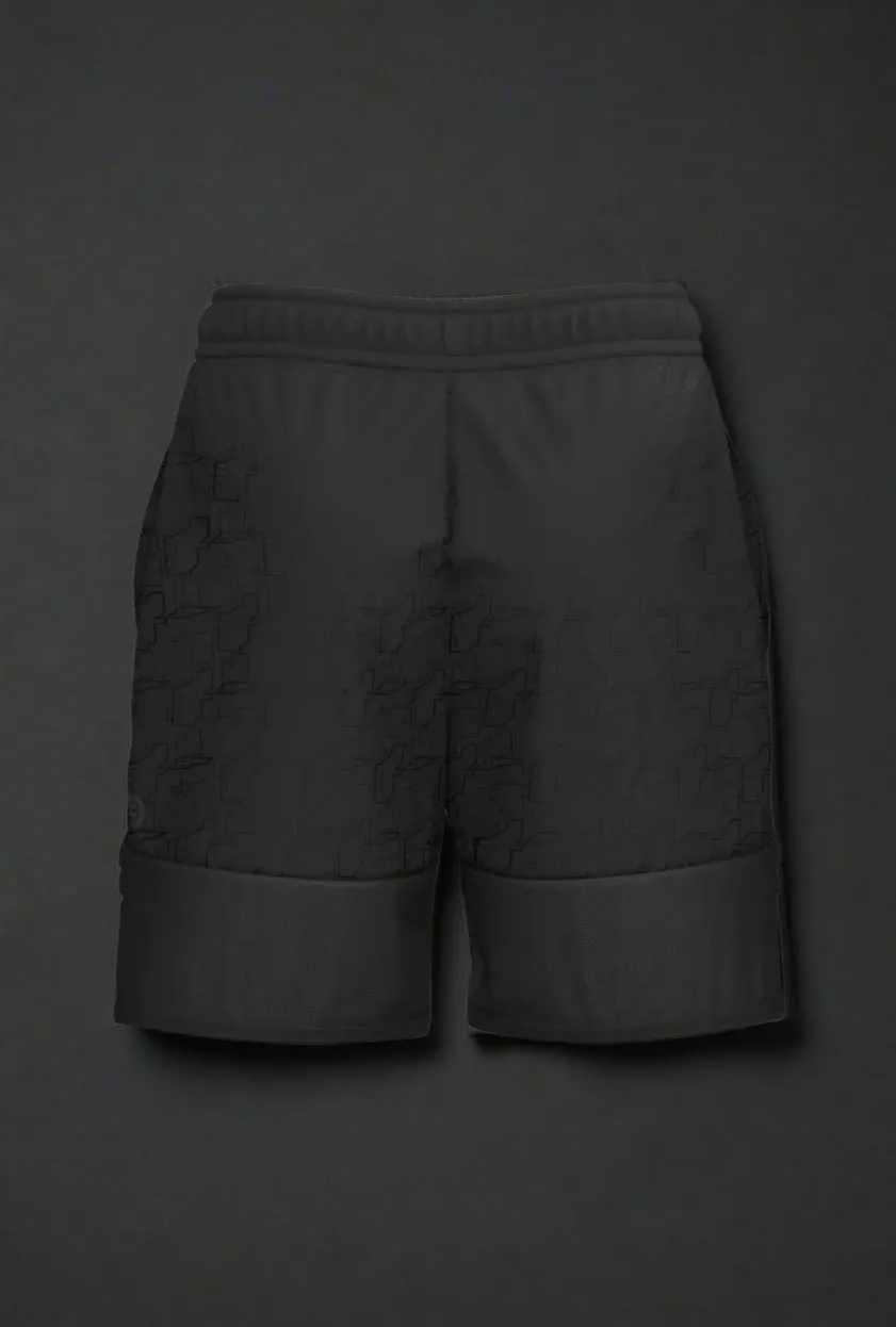 Total War Endgame Graphic Print SweatShort - Midnight Black