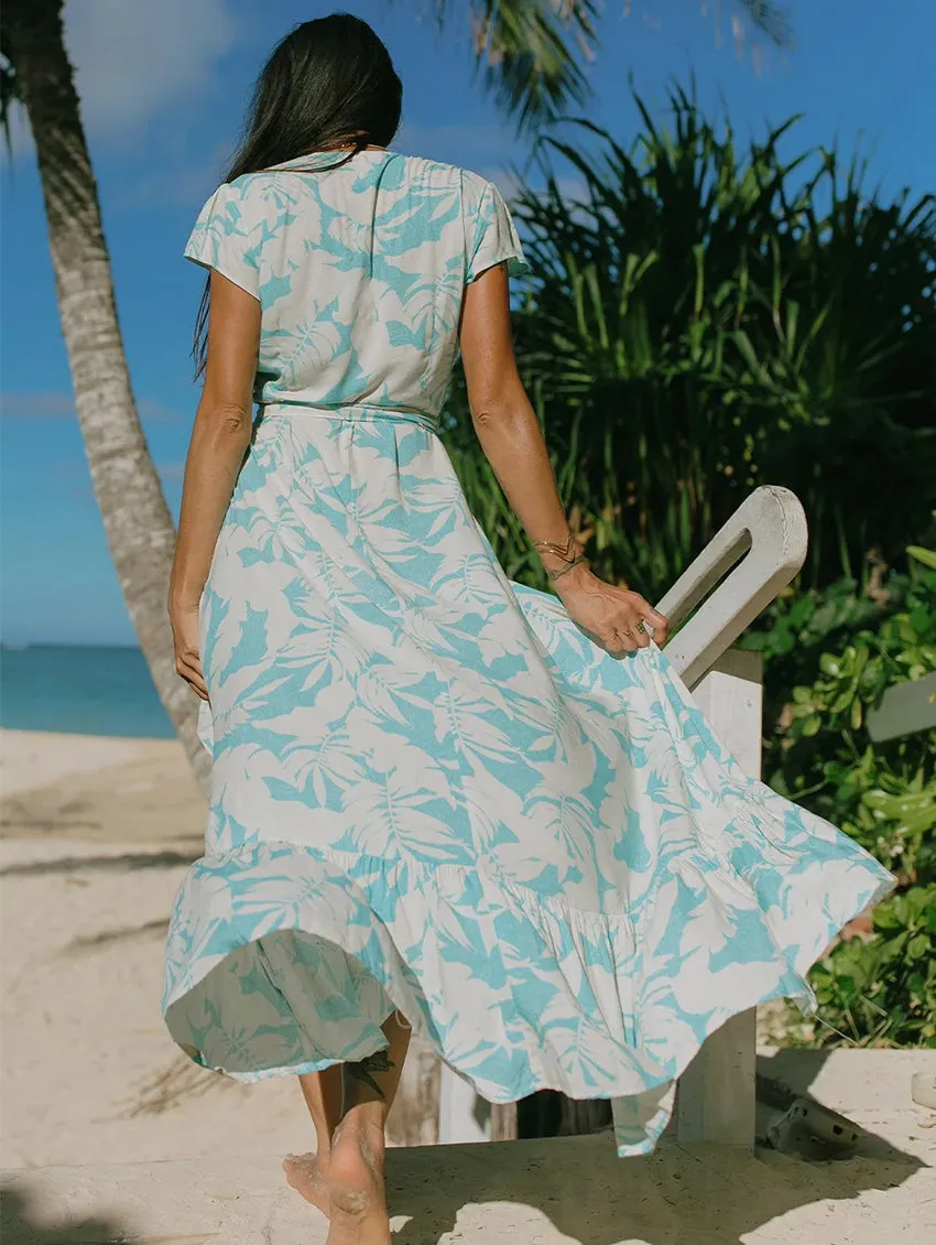 Tribal Wrap Maxi Dress