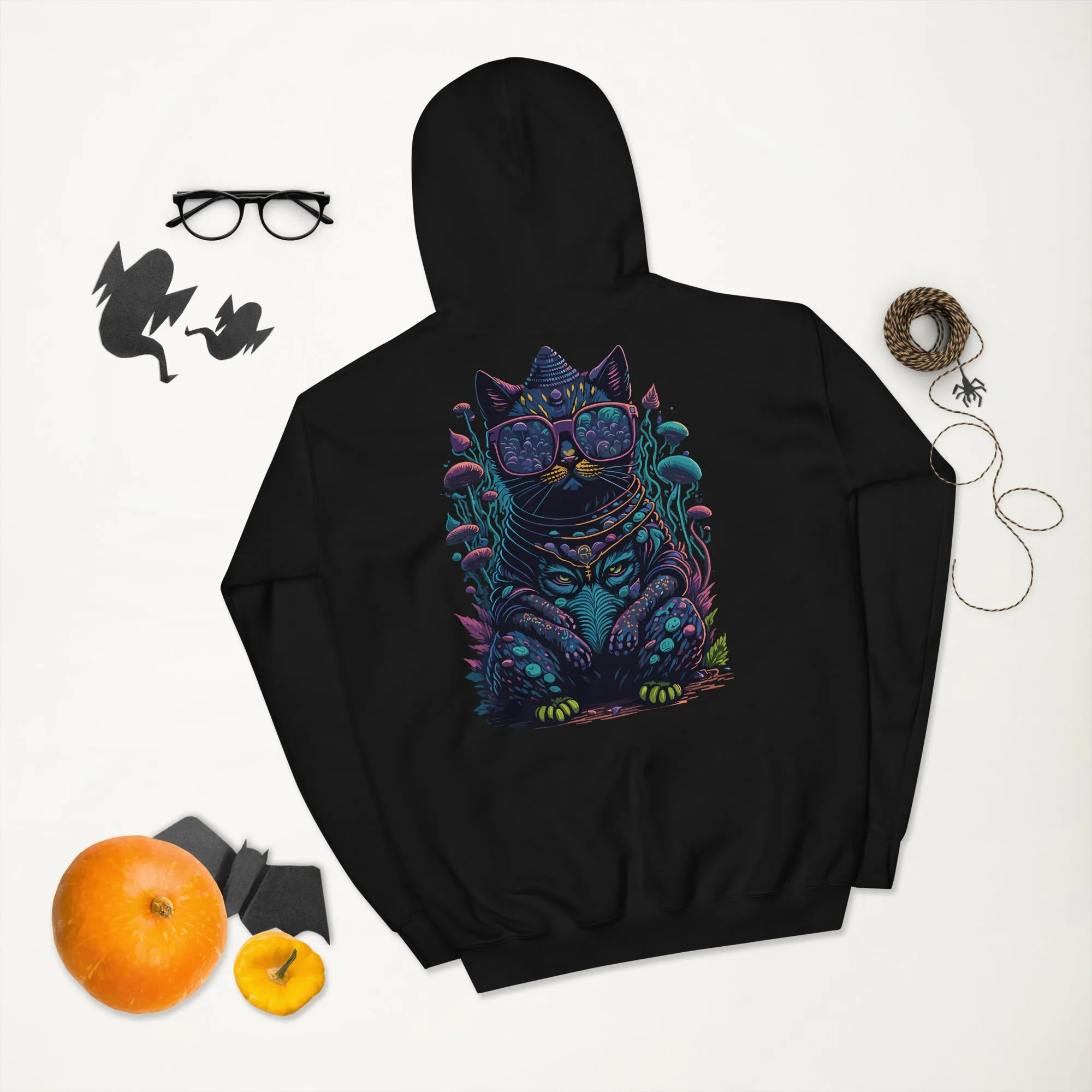 Trippy Hoodie | Psychedelic Cat