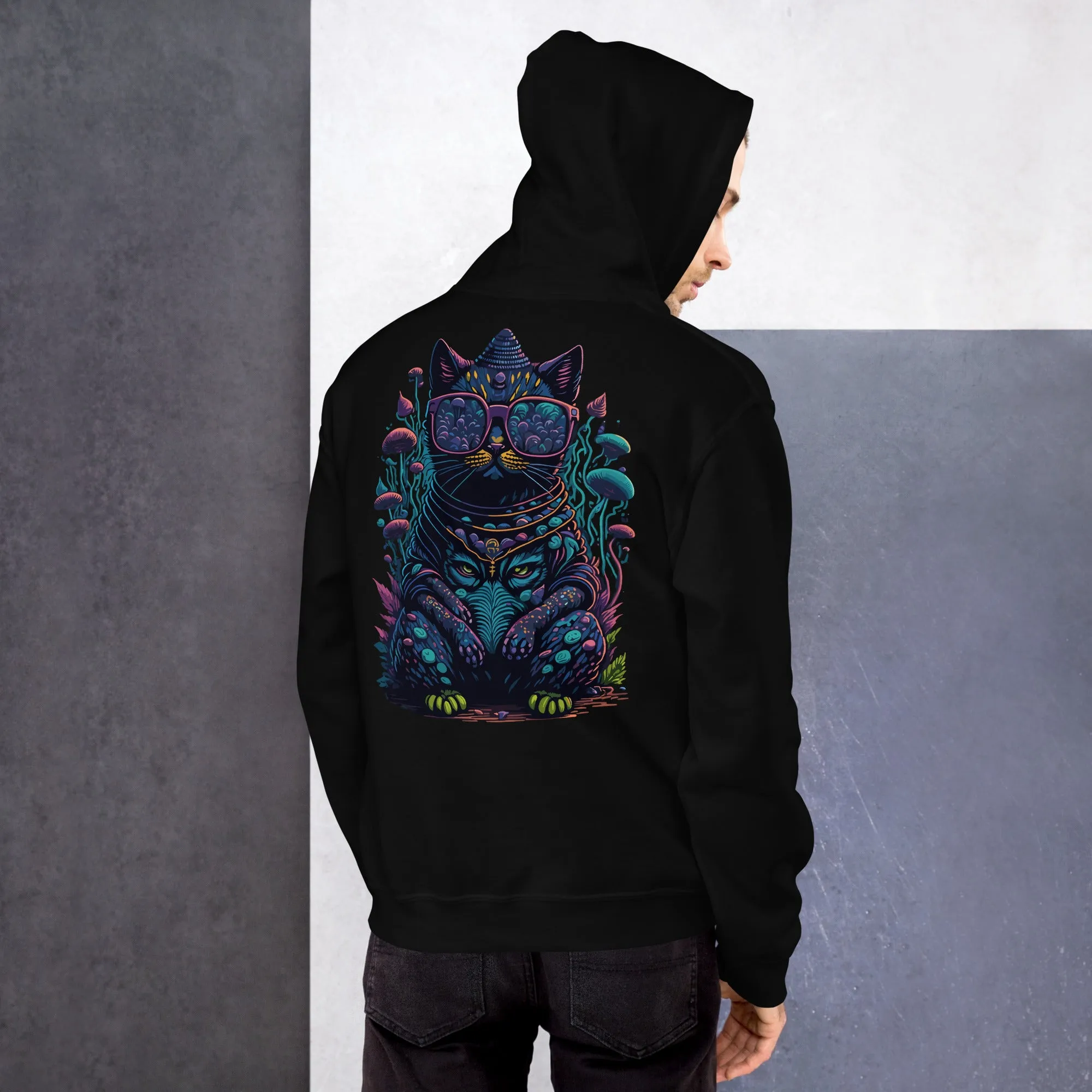 Trippy Hoodie | Psychedelic Cat