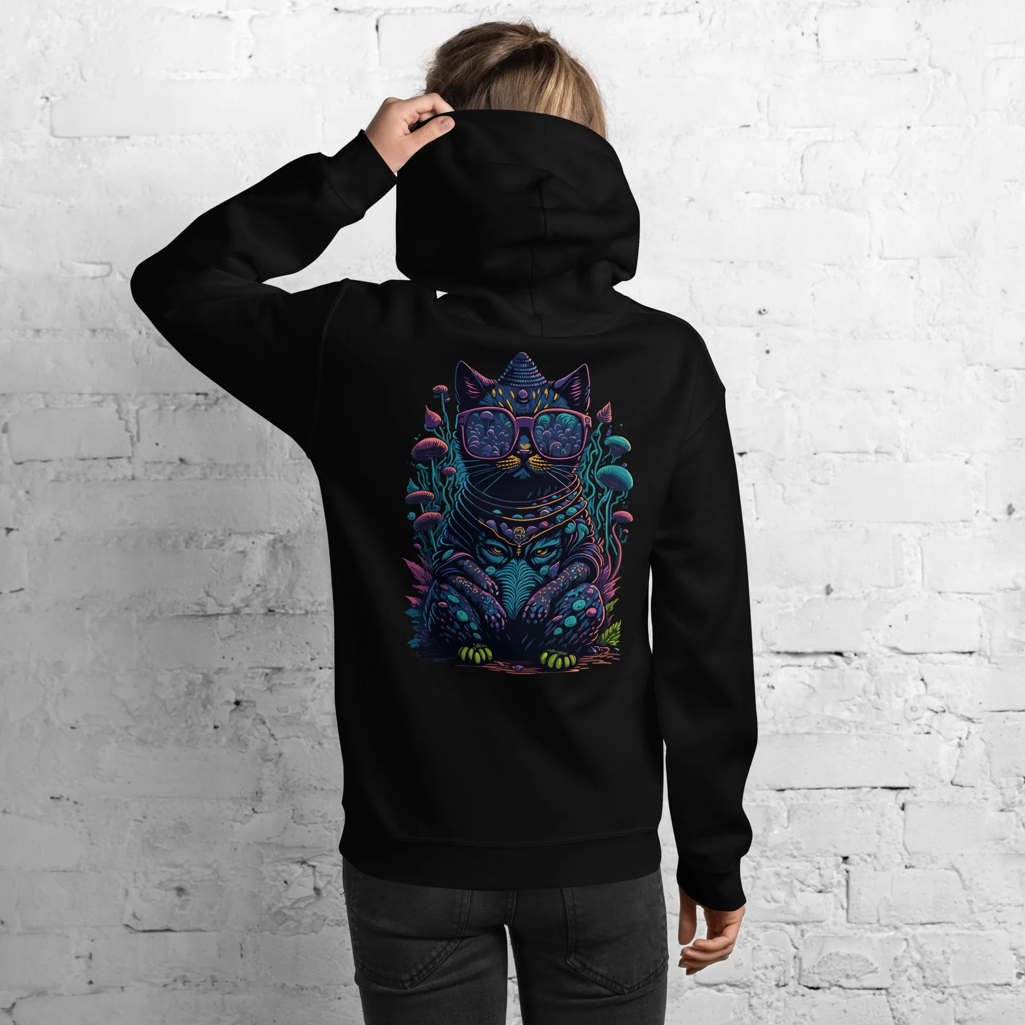 Trippy Hoodie | Psychedelic Cat