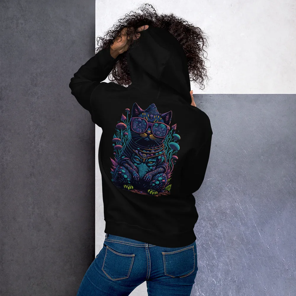 Trippy Hoodie | Psychedelic Cat