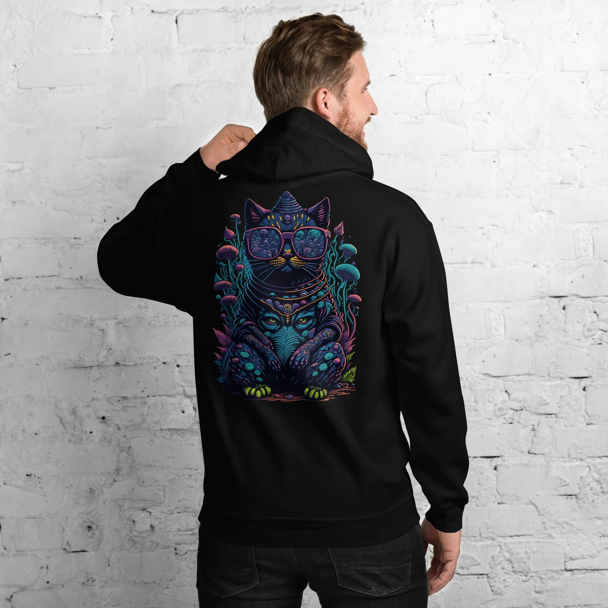 Trippy Hoodie | Psychedelic Cat