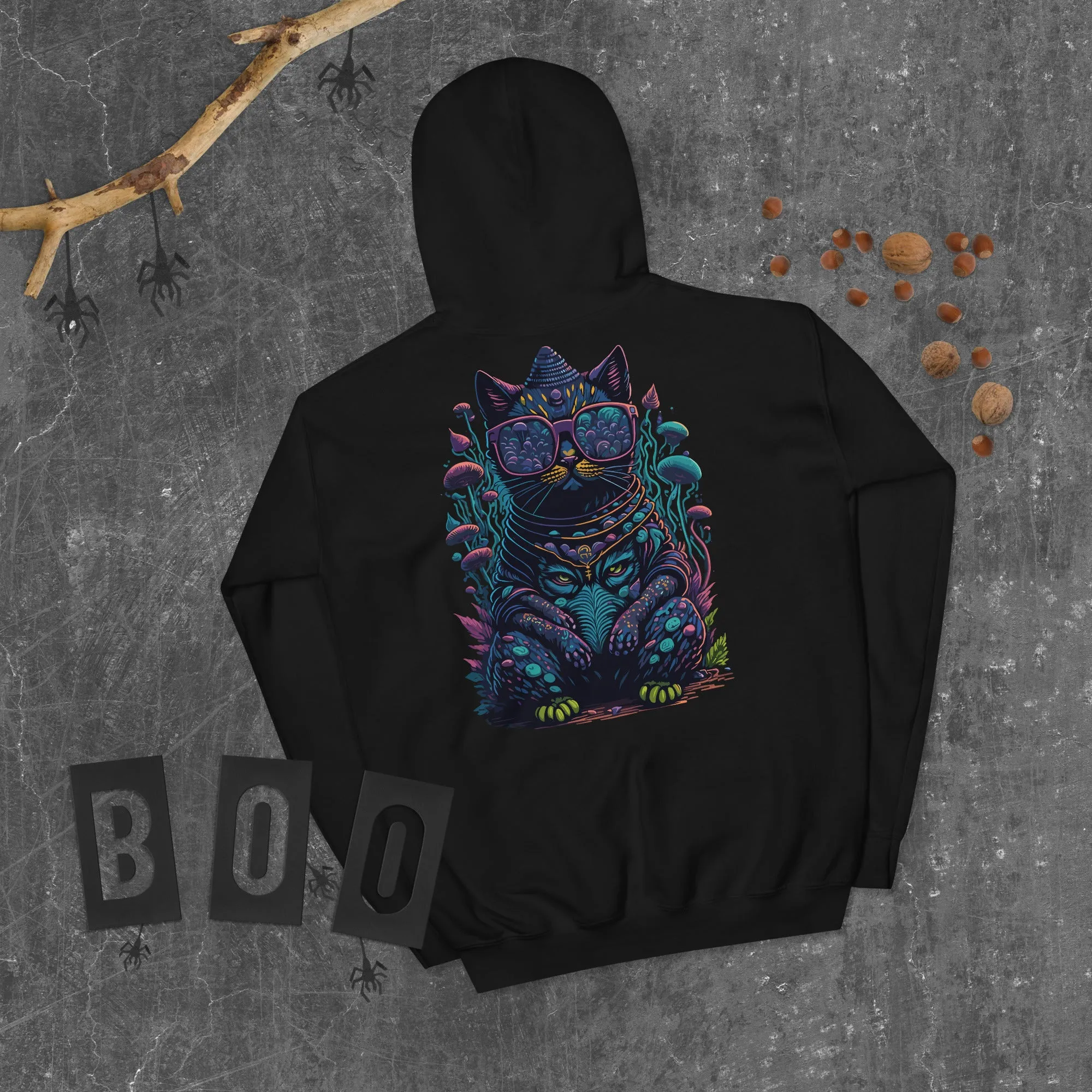 Trippy Hoodie | Psychedelic Cat