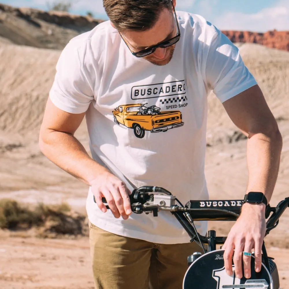 'Truckin' White Short Sleeve T shirt