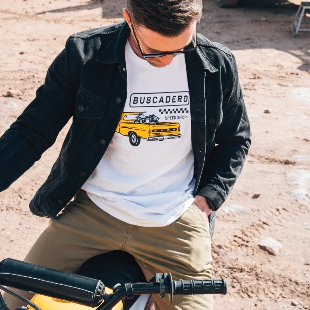 'Truckin' White Short Sleeve T shirt