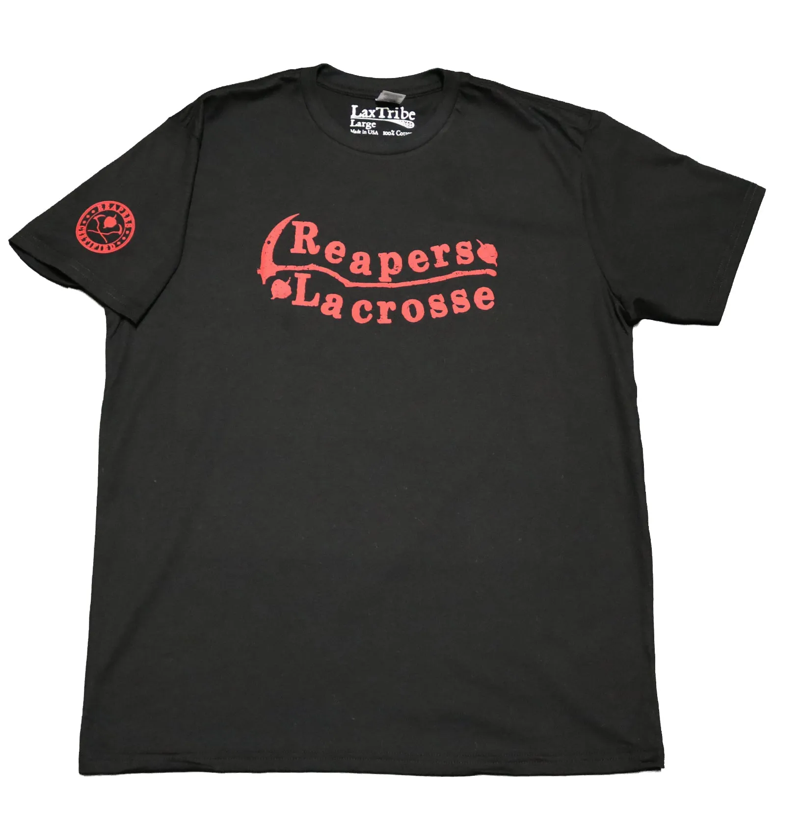 T's - "Reapers Lacrosse" design - Unisex Short Sleeve T - 100% Cotton
