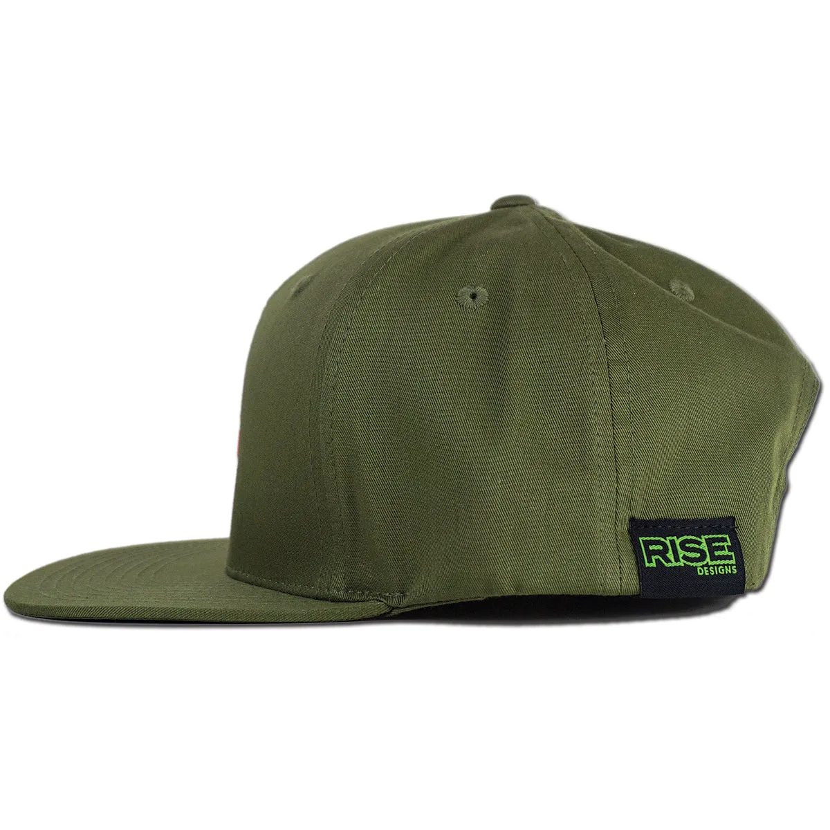 Twin Trees - Snapback Hat - Green