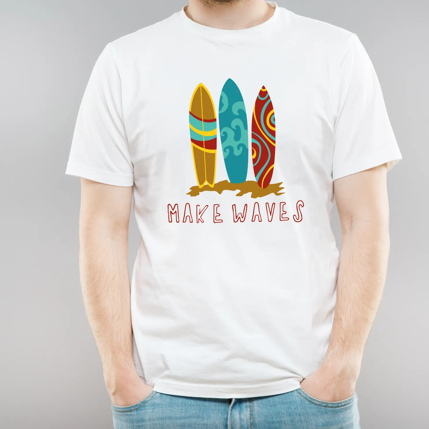 Twin with your Kid - Make Wave - Mens' t-shirt