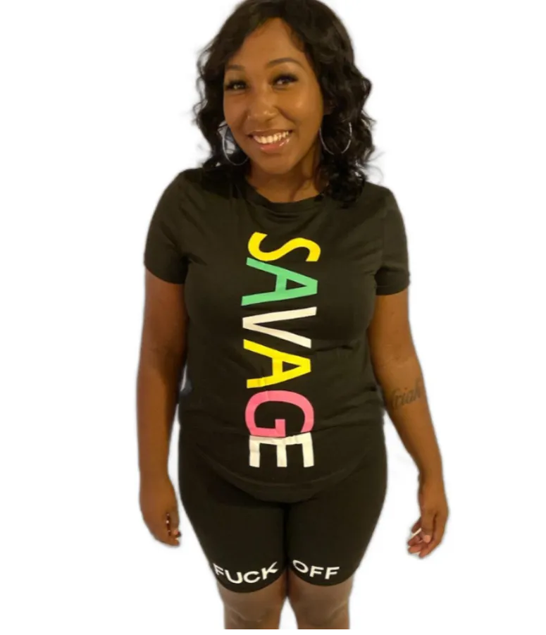 Two Piece Savage Set