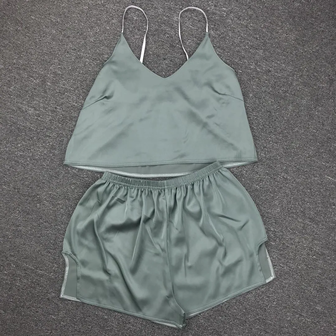 Two Piece Tank Top and Shorts Set
