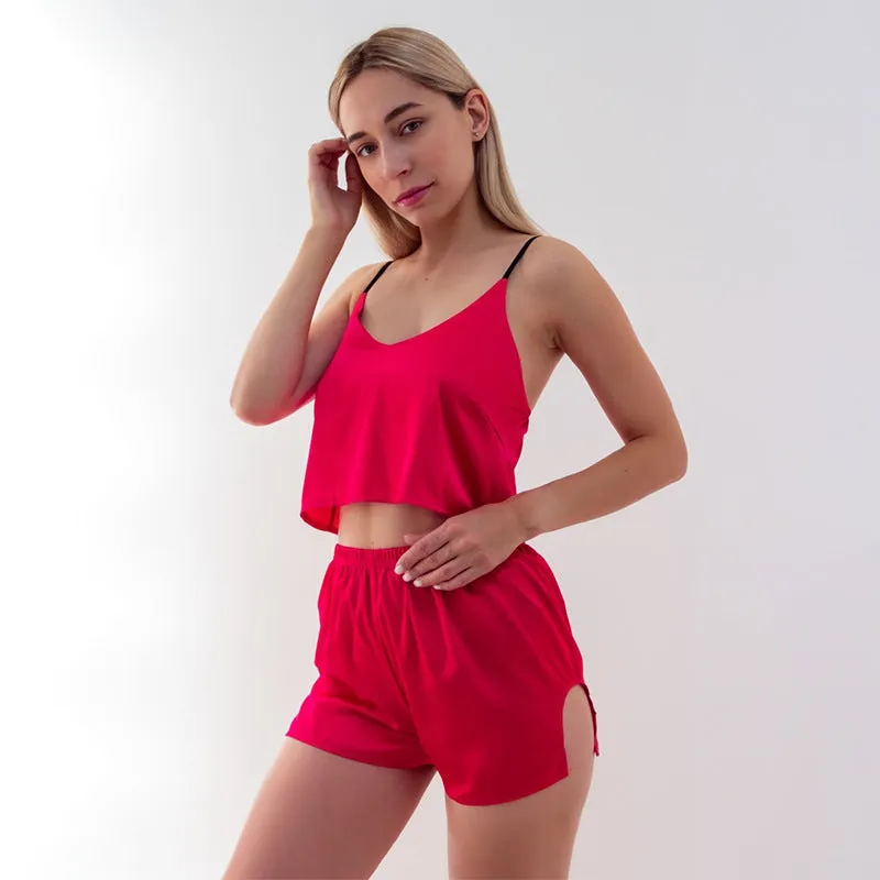 Two Piece Tank Top and Shorts Set