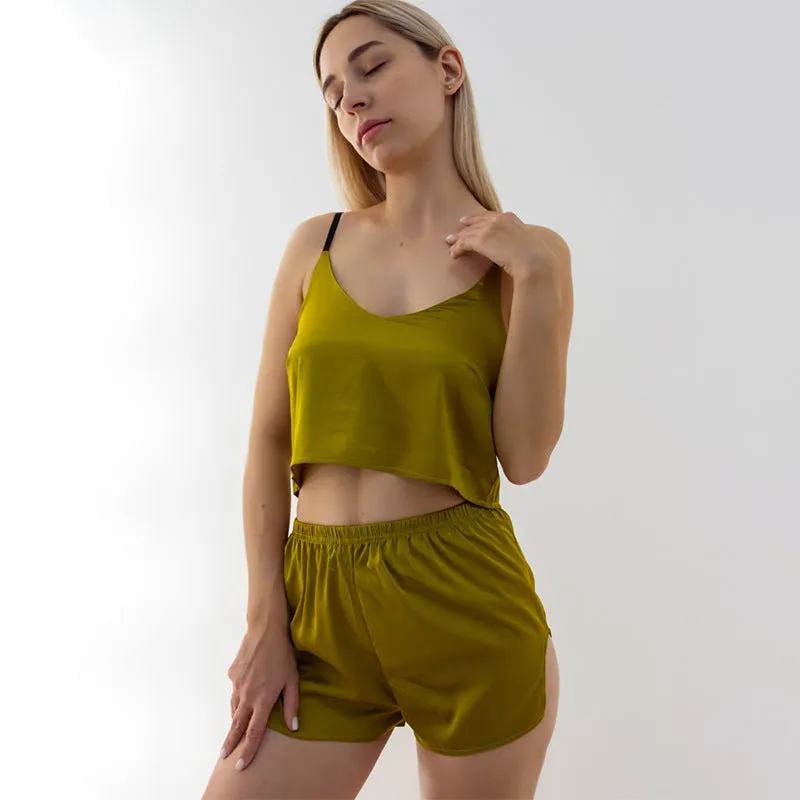 Two Piece Tank Top and Shorts Set