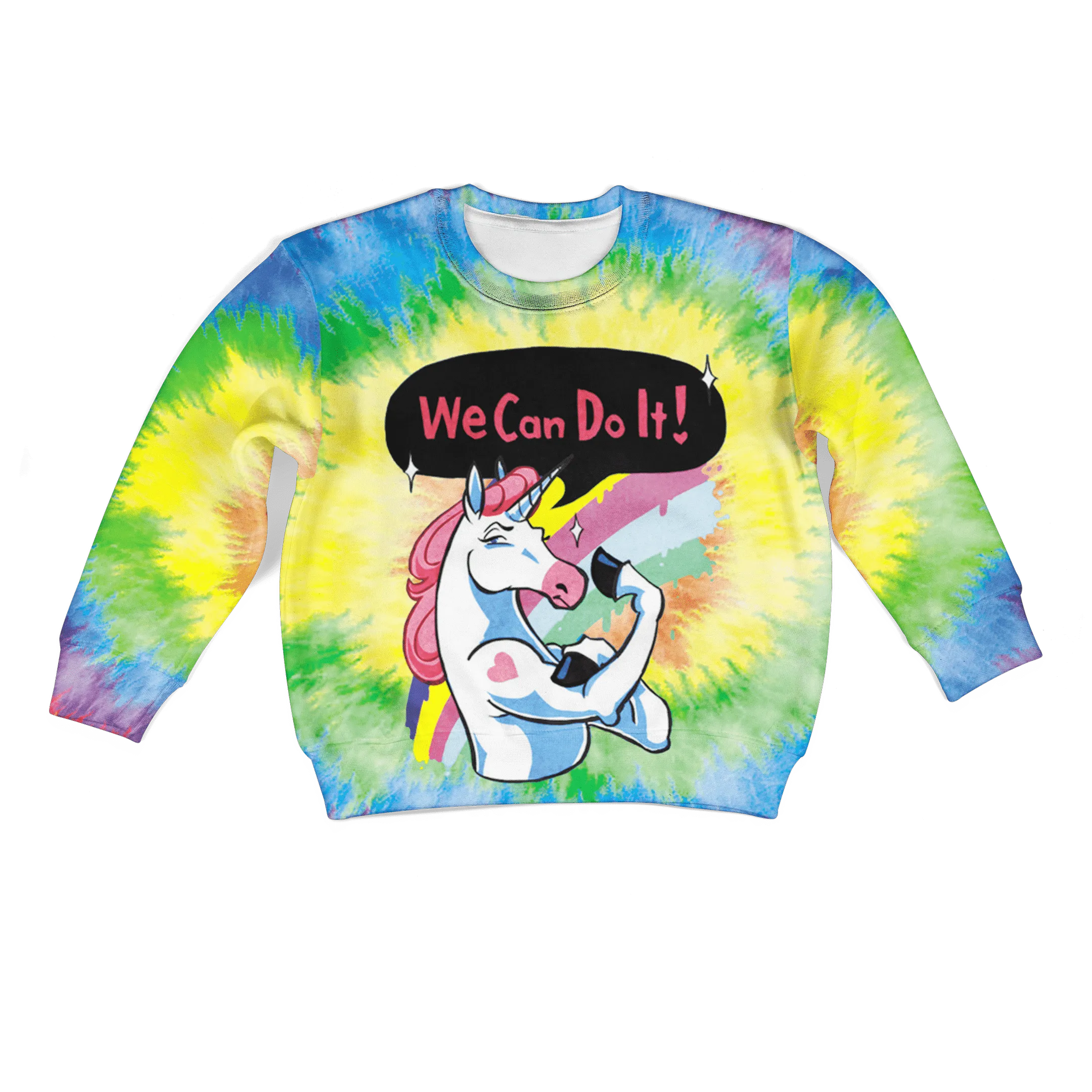 Unicorn We Can Do It Custom Cosplay Kid Hoodie