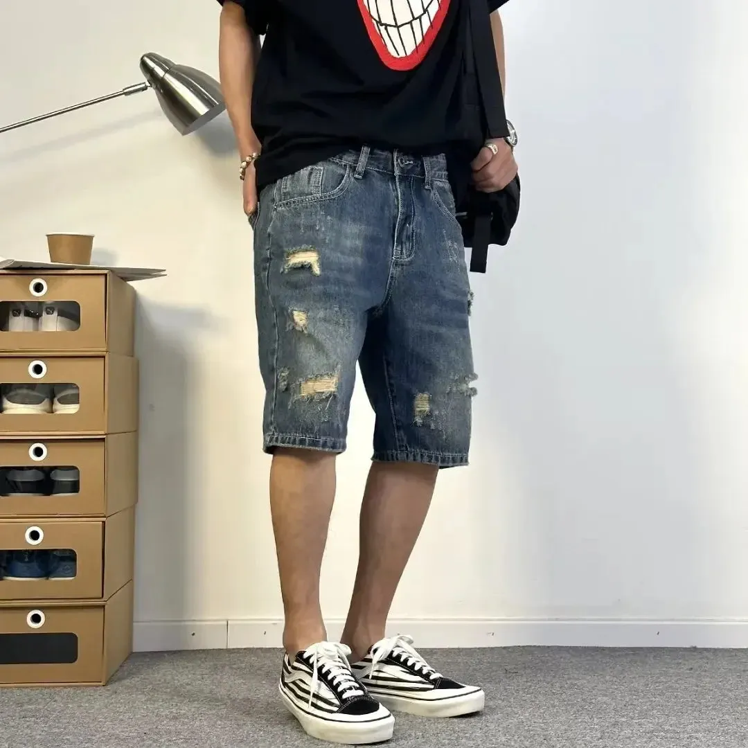 UrbanWave Trendy Denim Shorts