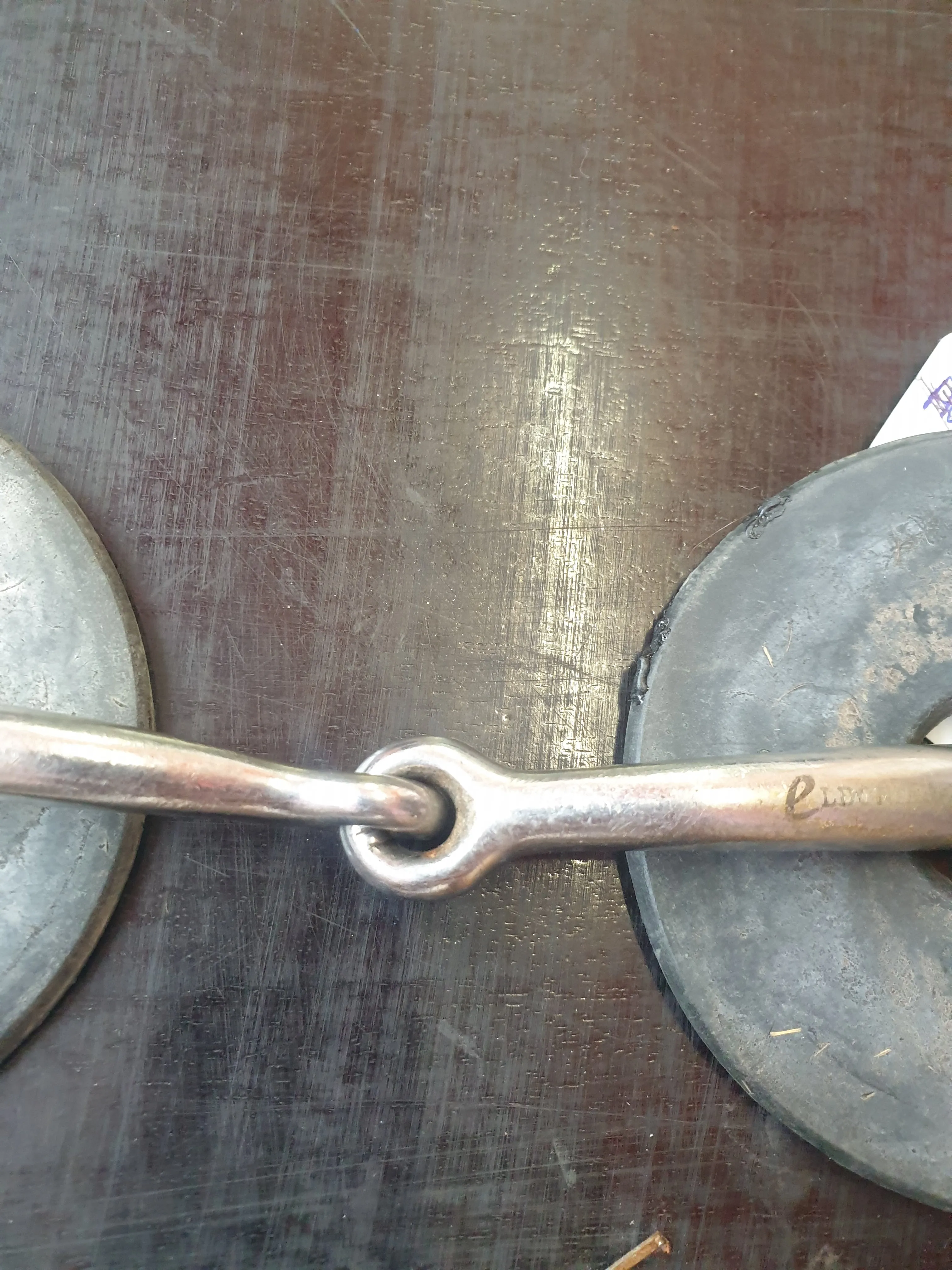 Used 5-1/2" loose ring snaffle with rubber rings FREE POSTAGE☆