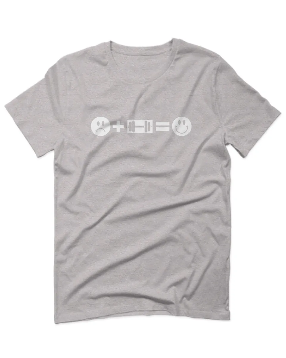 VICES AND VIRTUESS crosfit Feeling Workout Make me Happy Gym Fitness For men T Shirt