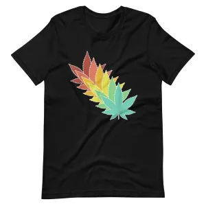 Vintage-Retro-Marijuana-Leaves-Weed-Unisex t-shirt
