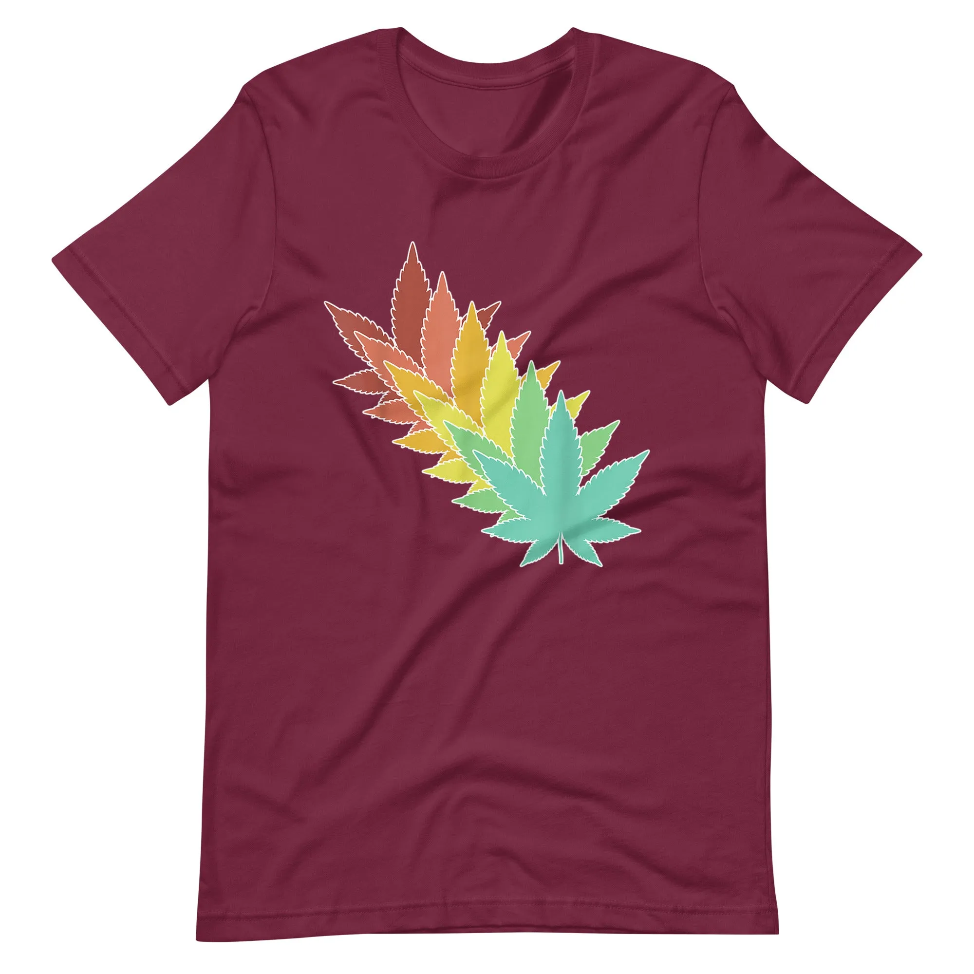 Vintage-Retro-Marijuana-Leaves-Weed-Unisex t-shirt