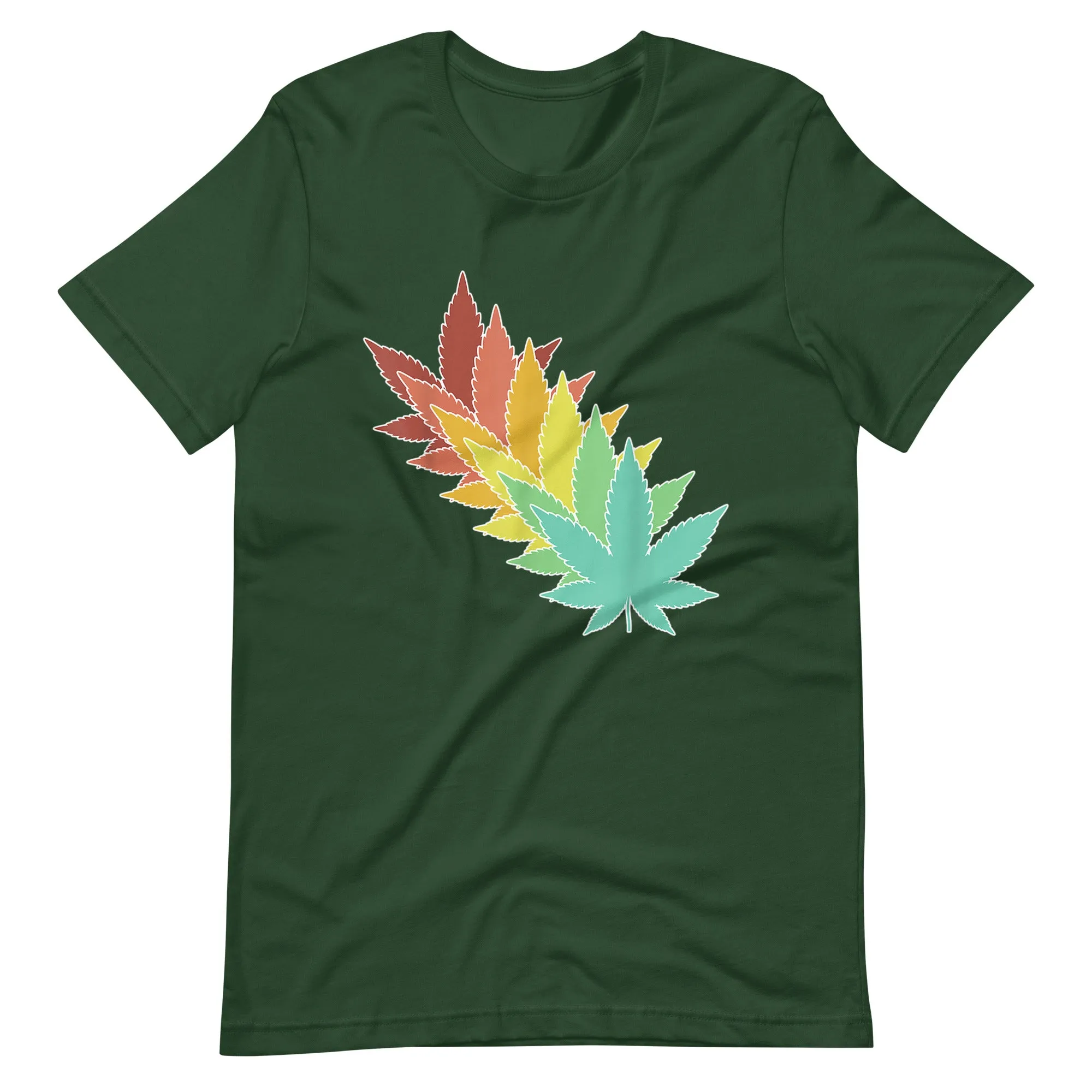 Vintage-Retro-Marijuana-Leaves-Weed-Unisex t-shirt