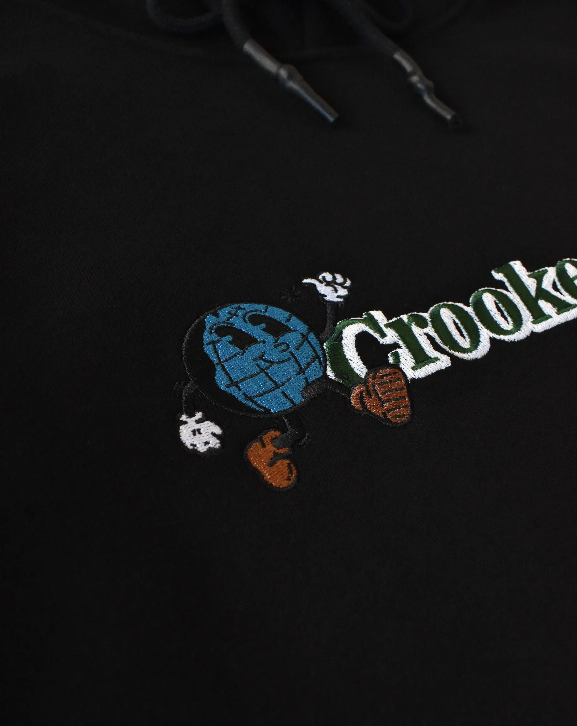Walk Club Hoodie - Black (Embroidered Logo)