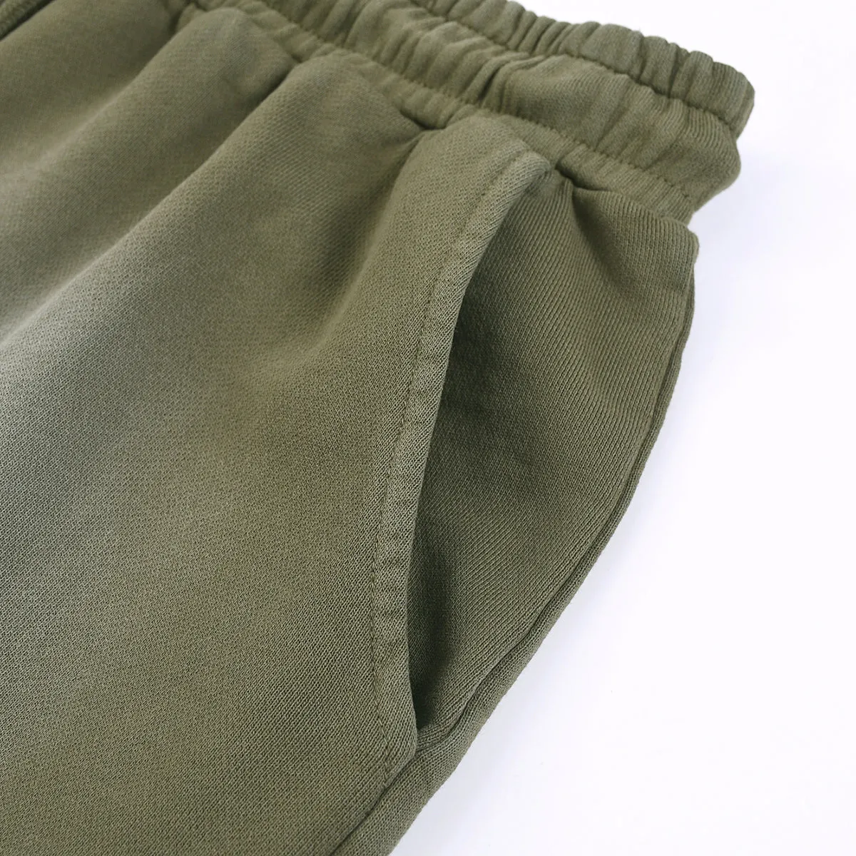 Washed Faded Relaxed Fit Shorts
