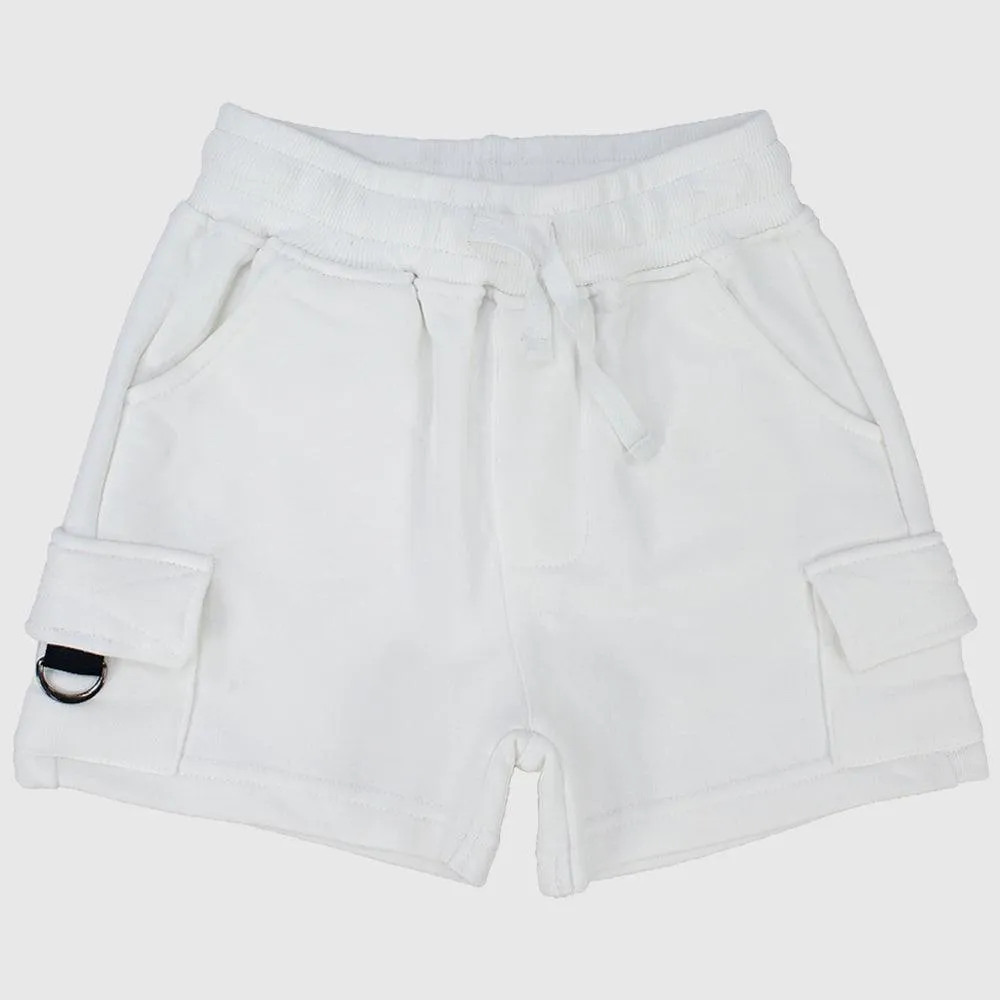 White Comfy Shorts