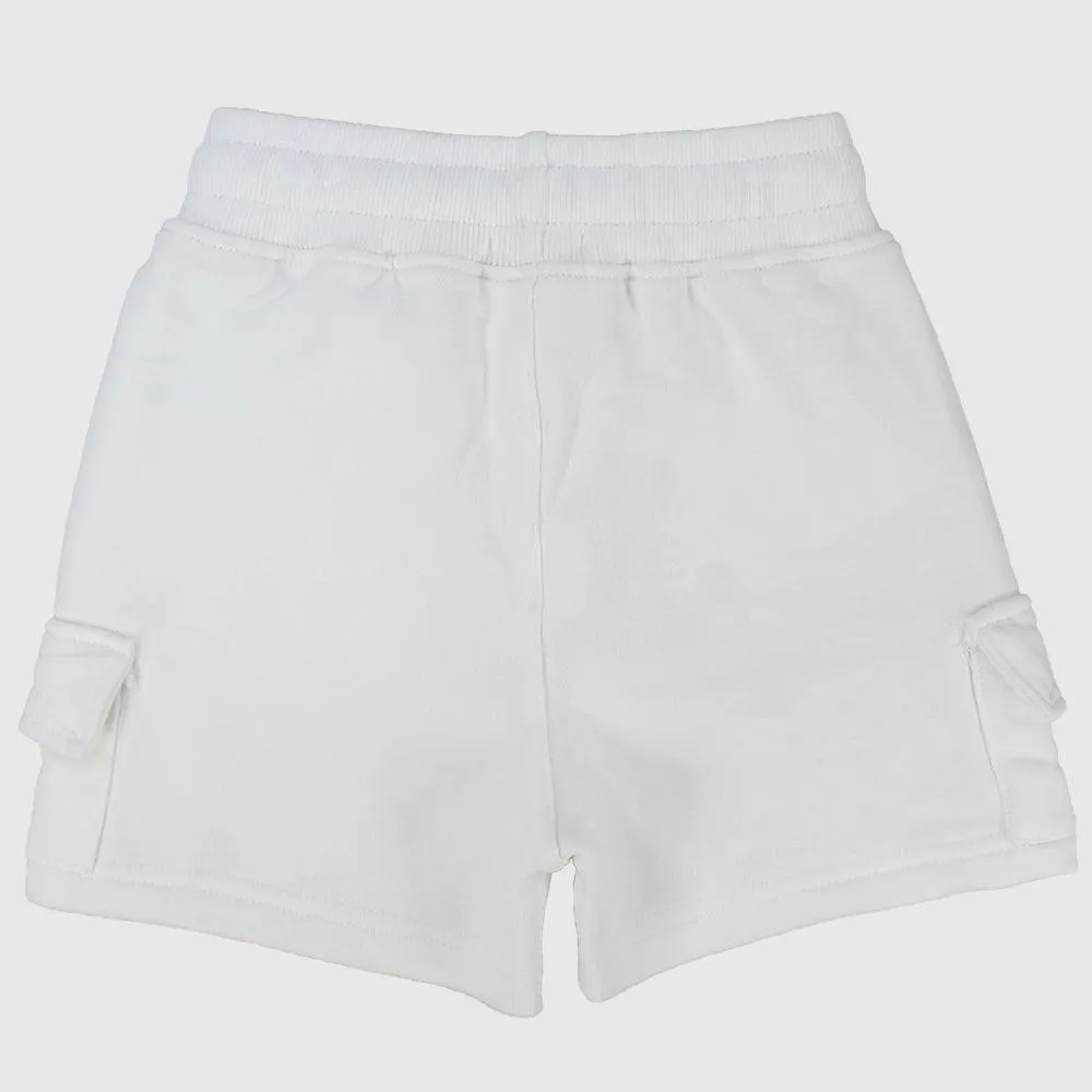 White Comfy Shorts
