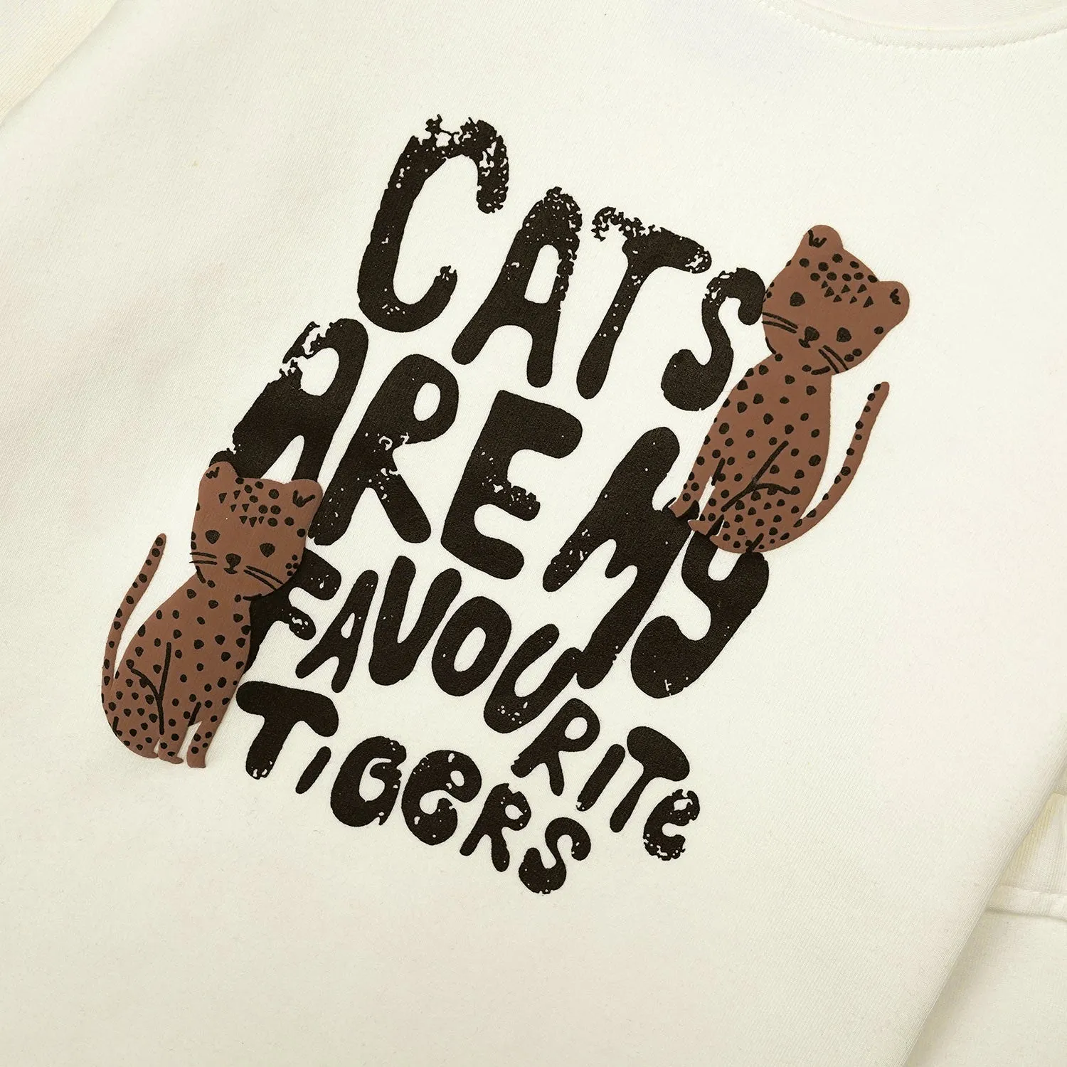 White Long Sleeves Graphic Tee