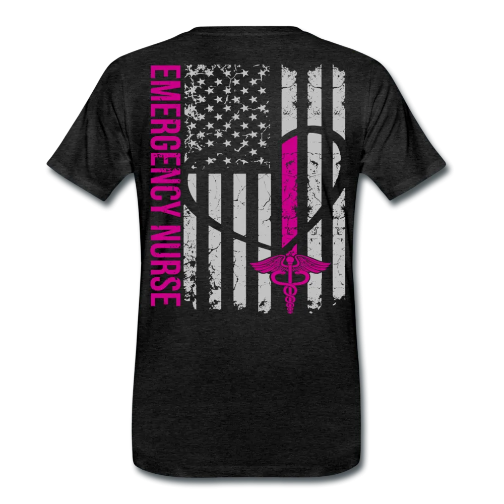 Whitley Emergency Nurse Flag Men's Premium T-Shirt
