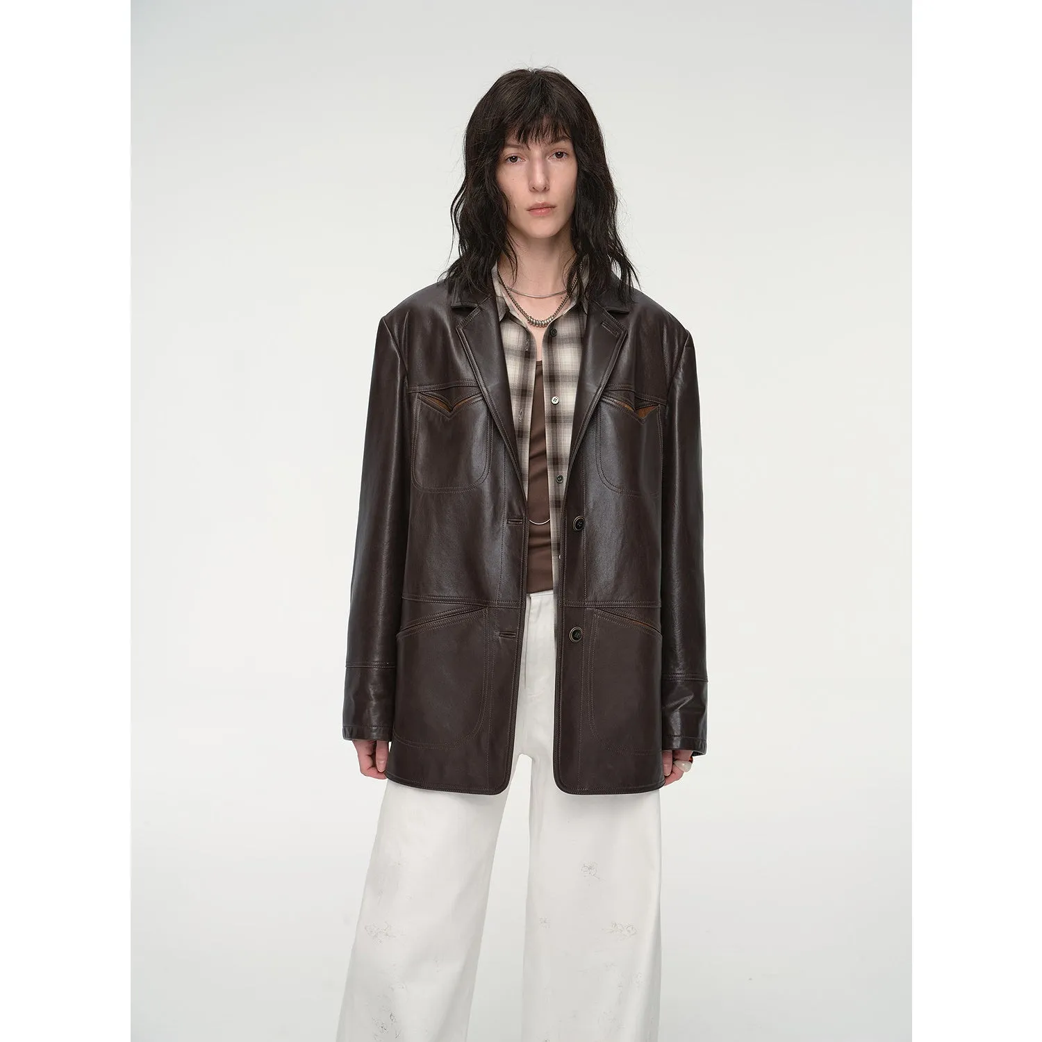 Windsor Sheepskin Leather Jacket