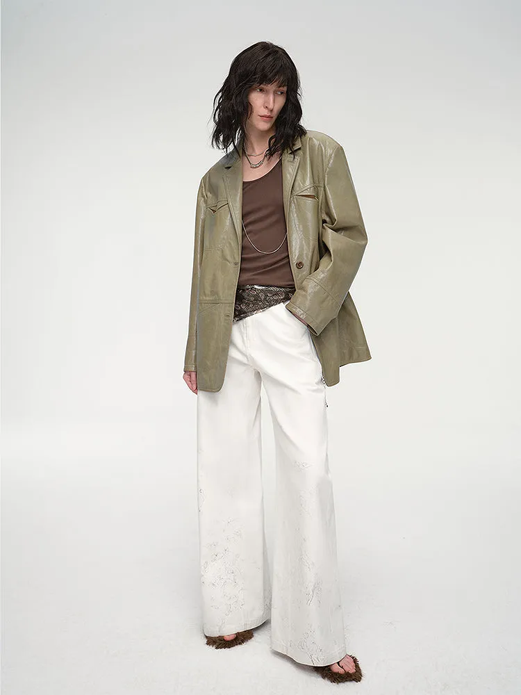 Windsor Sheepskin Leather Jacket