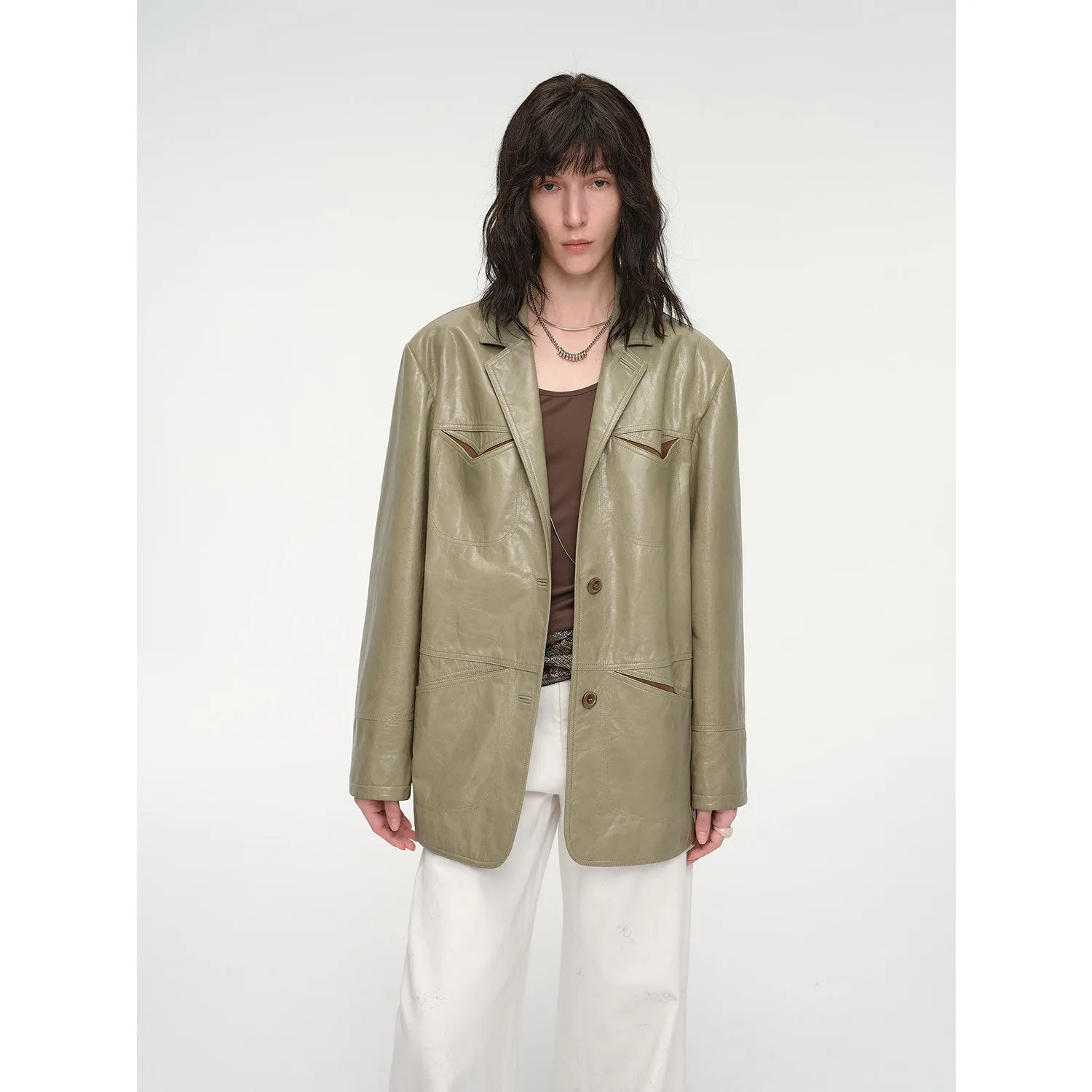 Windsor Sheepskin Leather Jacket