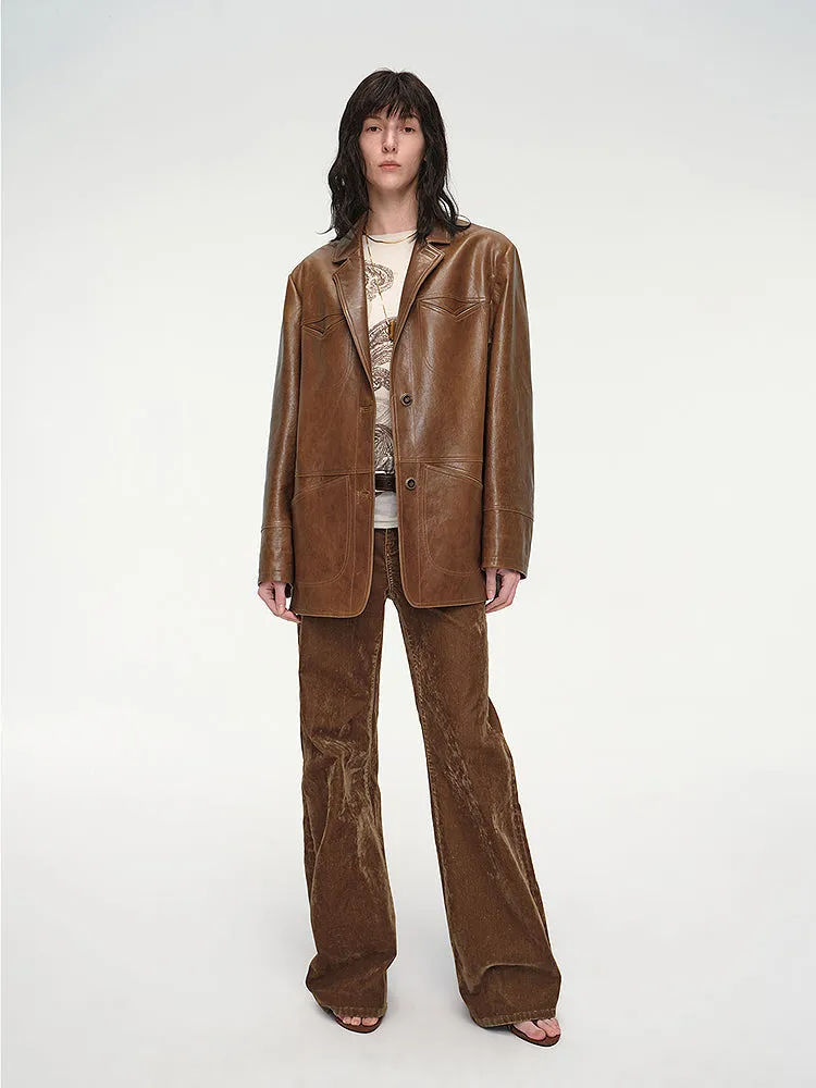 Windsor Sheepskin Leather Jacket