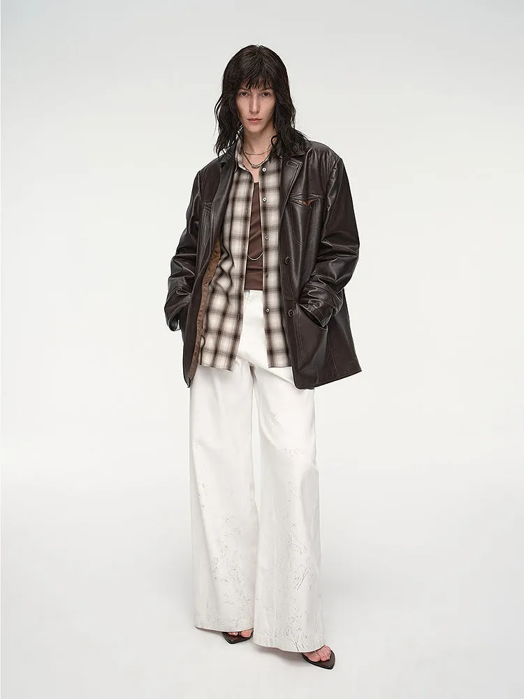 Windsor Sheepskin Leather Jacket